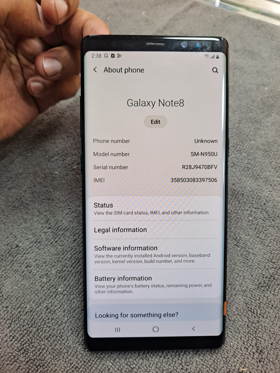Samsung Galaxy note8 64GB
