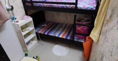 Bachelors partition 2 person bed